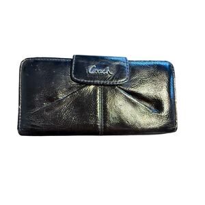 Coach vintage patent leather wallet refurbished